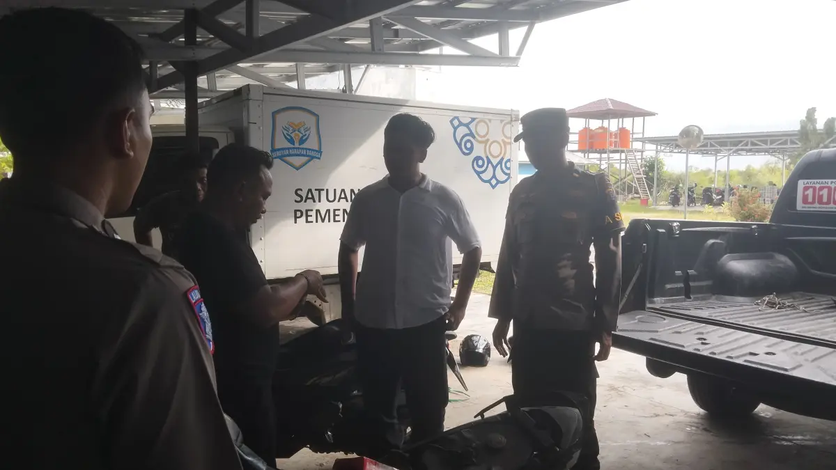Pencurian tabung gas di kawasan Cafe Lago, Jalan Raya Pematang Panjang Km 7, Kecamatan Seruyan Hilir, Kamis (4/6). (RIFANI/RADAR SAMPIT)&nbsp;