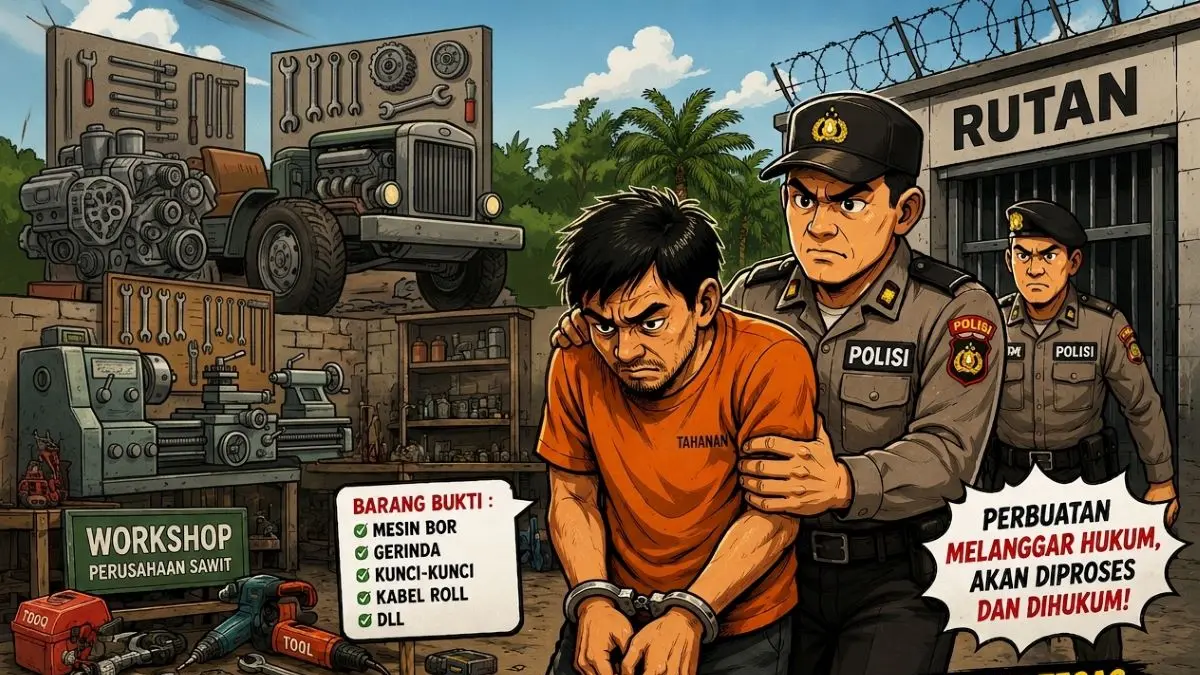 ilustrasi pelaku pencurian