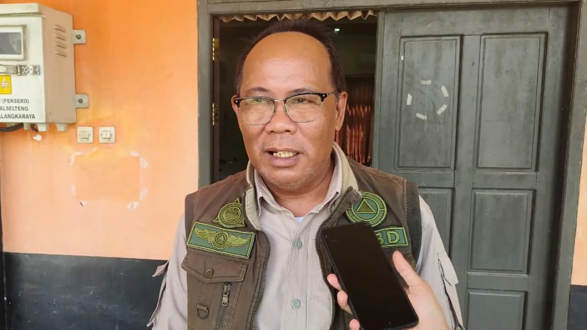 Kepala Pelaksana BPBD Kotim, Multazam, mengatakan fluktuasi nilai tukar turut memengaruhi biaya pengadaan sarana dan prasarana kebencanaan.  (Akbar/Radar Sampit)