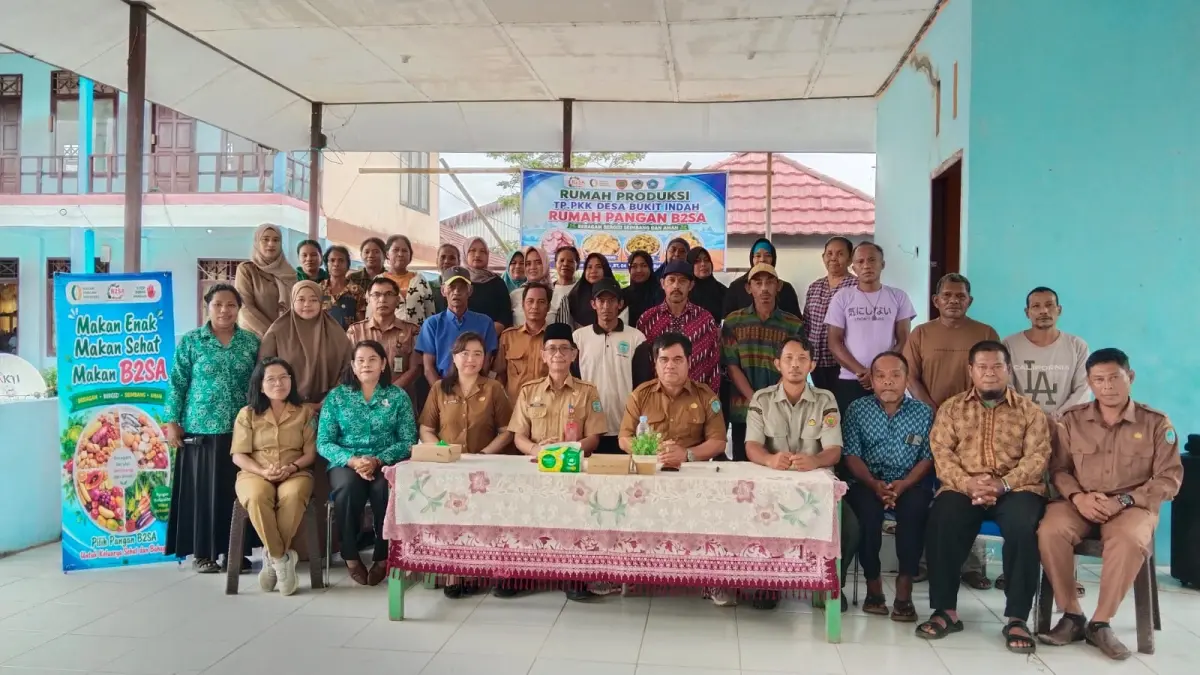 Pemkab Lamandau sosialisasi untuk meningkatkan pemahaman masyarakat tentang pentingnya konsumsi pangan sehat, bergizi, dan aman. (RIA/RADAR SAMPIT) 