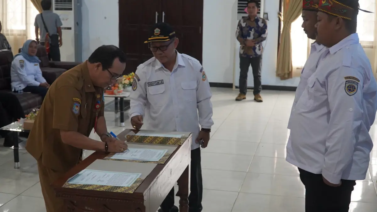 Dewan Pimpinan Cabang (DPC) Organisasi Angkutan Darat (Organda) Kabupaten Lamandau masa bakti 2026–2031 resmi dikukuhkan pada Senin (8/6). &nbsp;(RIA/RADAR SAMPIT)