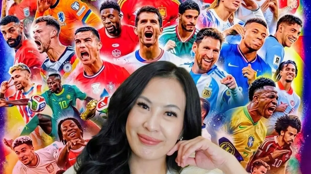 Mami Glowing, yang turut menggemari Piala Dunia 2026.(ist/AI)