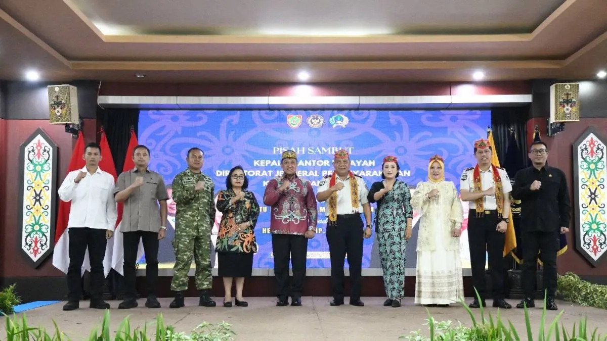 PERGANTIAN : Hensah kini dipercaya memimpin Kantor Wilayah Direktorat Jenderal Pemasyarakatan (Ditjenpas) Kalteng menggantikan I Putu Murdiana yang mendapat penugasan baru sebagai Kepala Kantor Wilayah Ditjenpas Papua Barat. FOTO: IST/RADAR SAMPIT