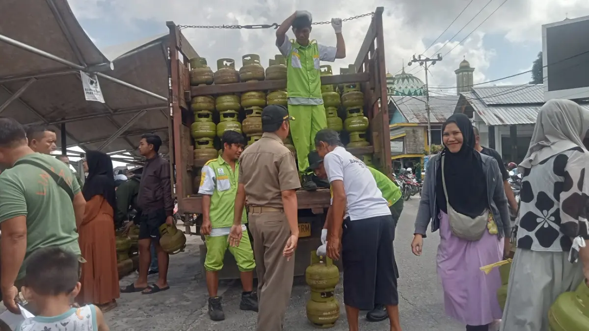 Penyaluran Gas LPG 3 kilogram di Sukamara dan saat ini mulai diusulkan penyesuaian HET.