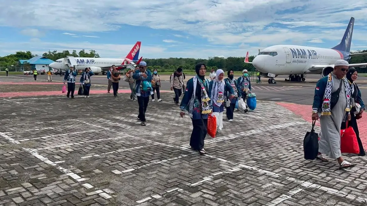 Sebanyak 59 jemaah asal Seruyan yang tergabung dalam Kloter 6 akhirnya kembali ke tanah air setelah menuntaskan rangkaian ibadah haji di Tanah Suci.