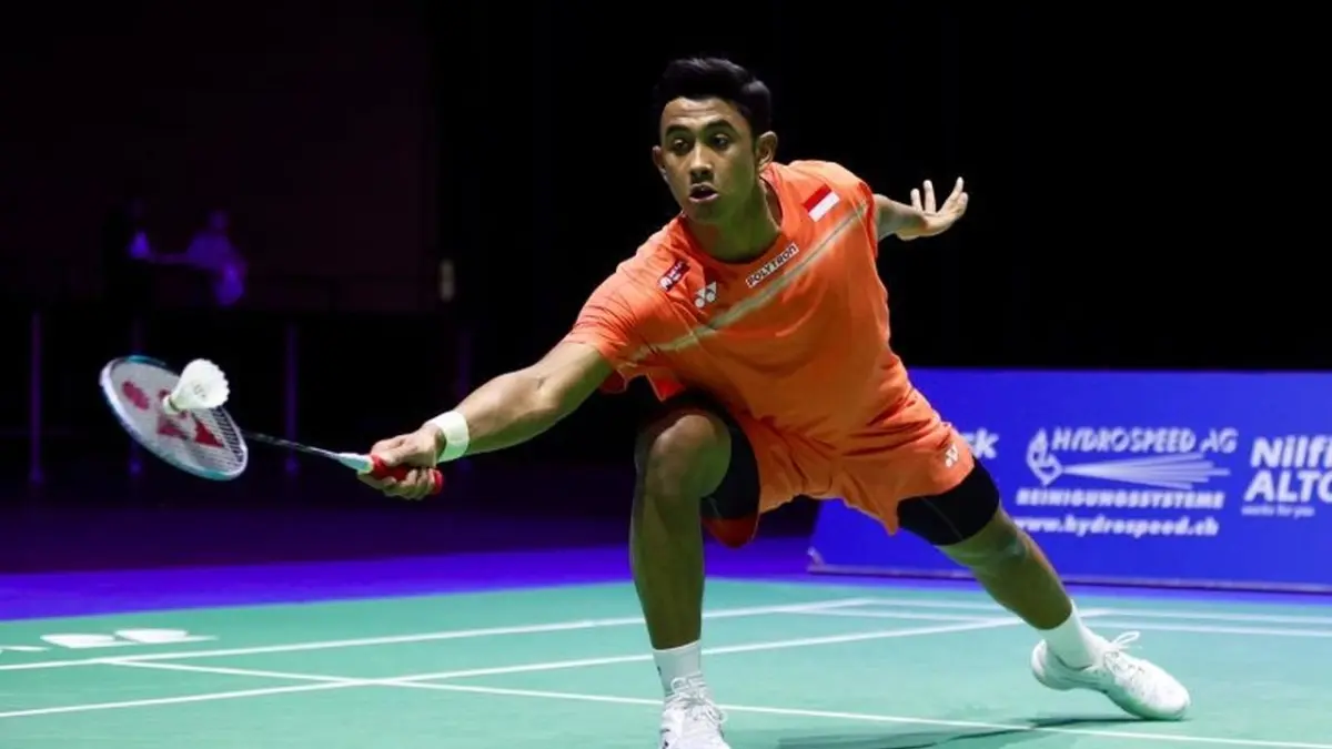 Aksi Alwi Farhan saat mengikuti salah satu turnamen internasional. (net)