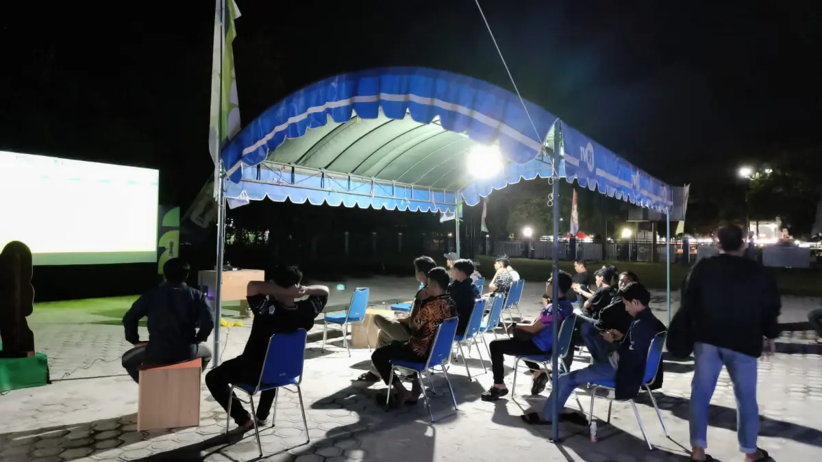 TVRI Kalteng melaksanakan nonton gratis Piala Dunia 2026, di Palangka Raya.(istimewa)