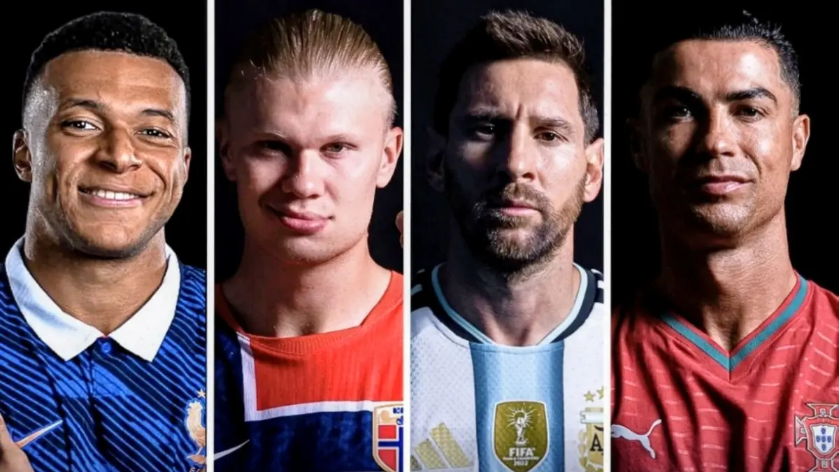 Empat pemain bintang di Piala Dunia 2026, yang diprediksi bersaing dalam perebutan sepatu emas. (net)