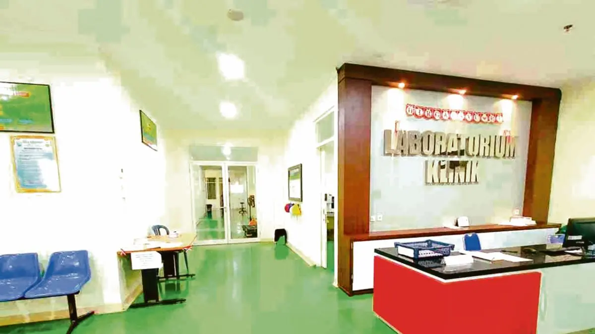 FASKES: Labolatorium klinik bank darah di RSUD dr Murjani Sampit. FOTO: RSUD dr MURJANI SAMPIT/RADAR SAMPIT 