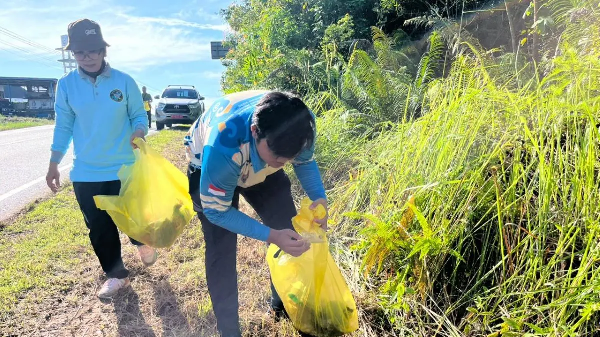 JUMAT BERSIH: Menjaga kebersihan kota, Pemkab Lamandau rutin menggelar aksi 