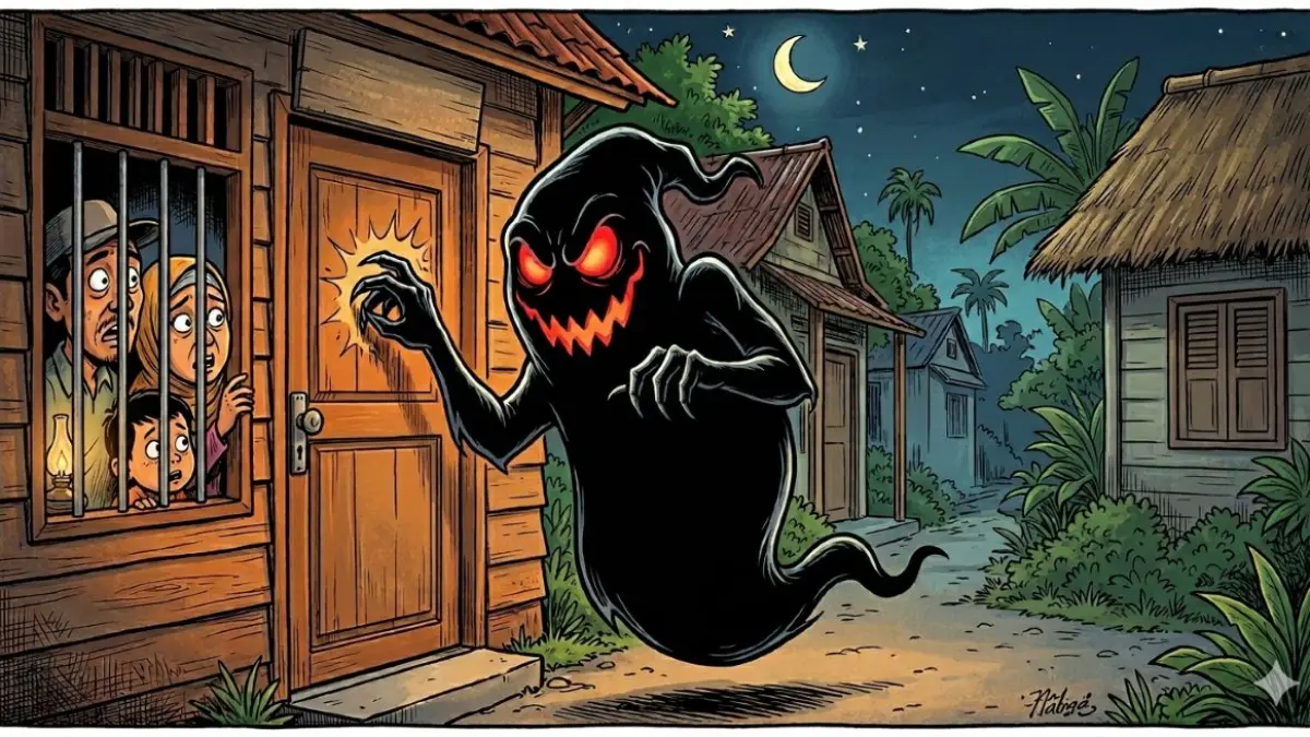ilustrasi teror ketuk pintu rumah warga Ketapang, Sampit