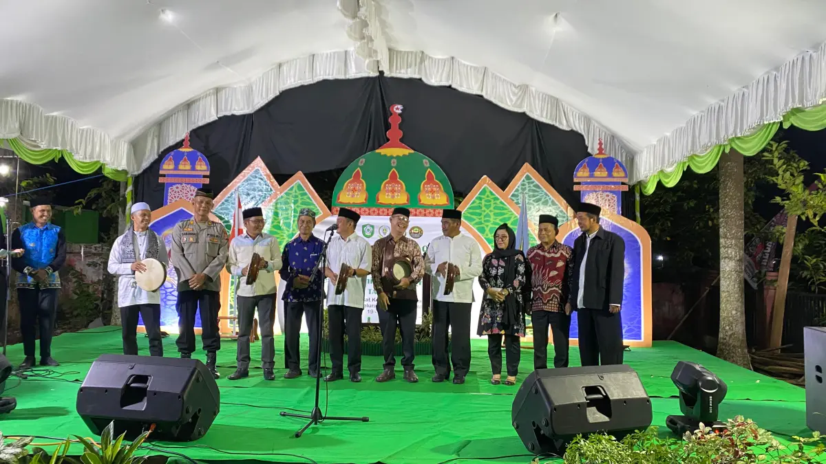 Pembukaan MTQ ke-57 dan FSQ tingkat Kecamatan Baamang 2026 yang digelar di Kelurahan Baamang Hilir, Jumat (19/6).  (Akbar/Radar Sampit)