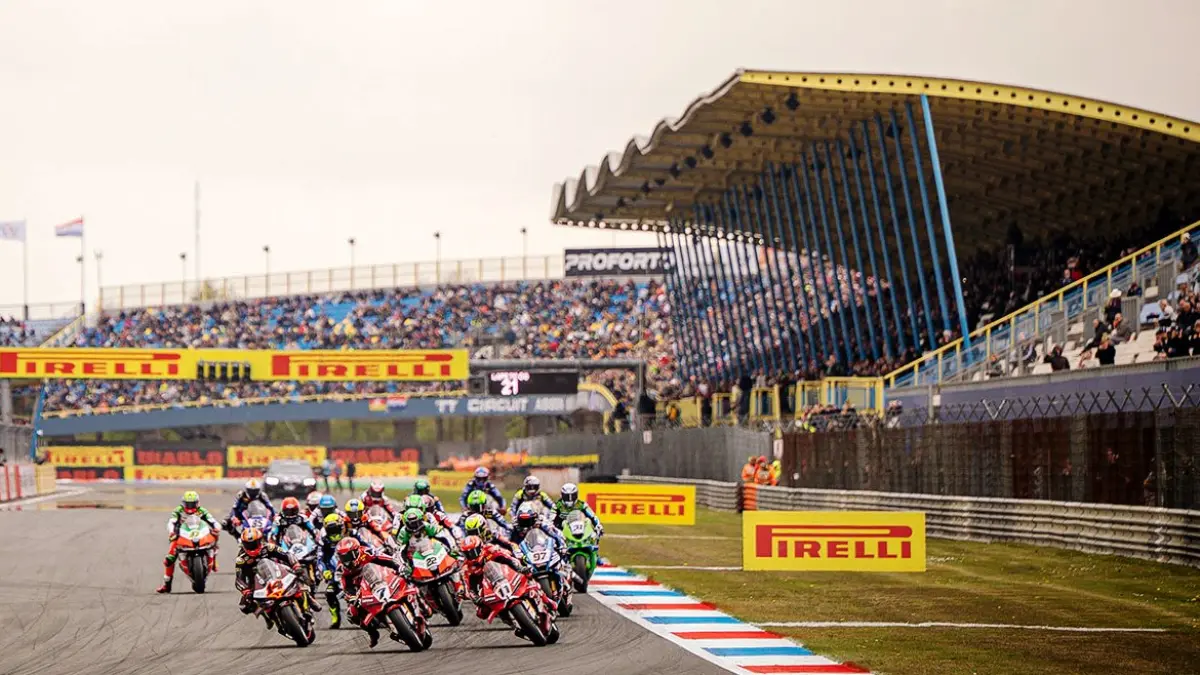 Sirkuit Assen yang akan jadi tempat pertarungan para pembalap di MotoGP Belanda 2026, akhir pekan ini.(net)