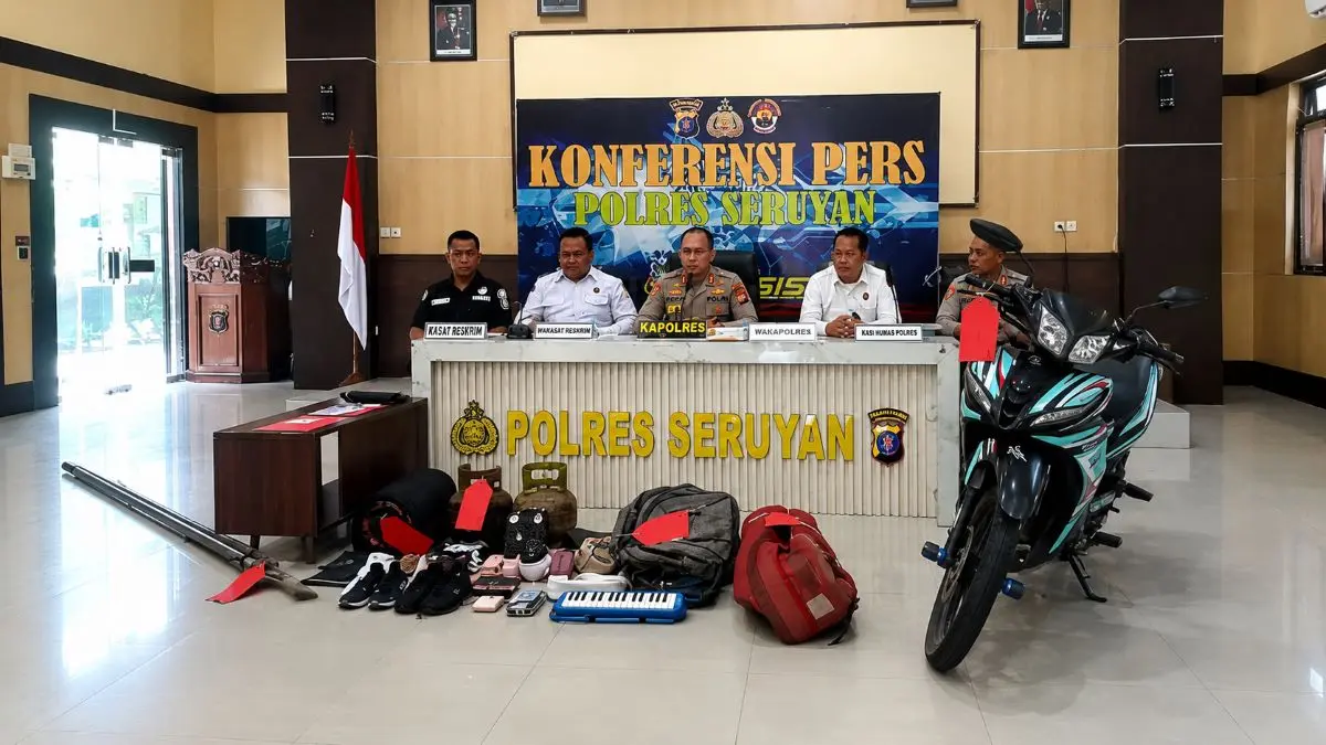 GELAR PERKARA: Polres Seruyan bersama jajaran Polsek gelar perkara pengungkapan kasus peredaran narkotika sepanjang Januari hingga Juni 2026. FOTO: RIFANI/RADAR SAMPIT