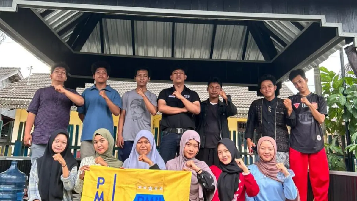 Mahasiswa yang tergabung dalam Pengurus Cabang (PC) Persiapan Pergerakan Mahasiswa Islam Indonesia (PMII) Kotawaringin Barat