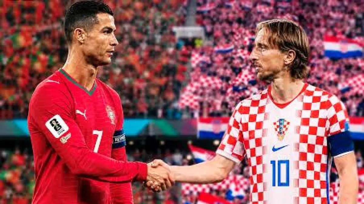 Cristiano Ronaldo dan Luka Modric
