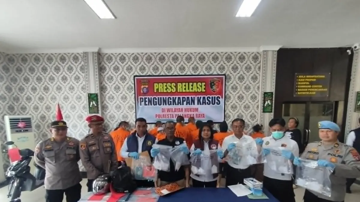 TANGKAPAN : Kasatresnarkoba Polresta Palangka Raya AKP Yonika Winner Te