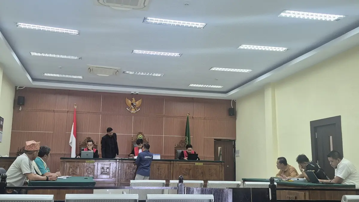 Sidang sengketa tanah bergulir di Pengadilan Negeri Nanga Bulik. (ria/radar sampit)