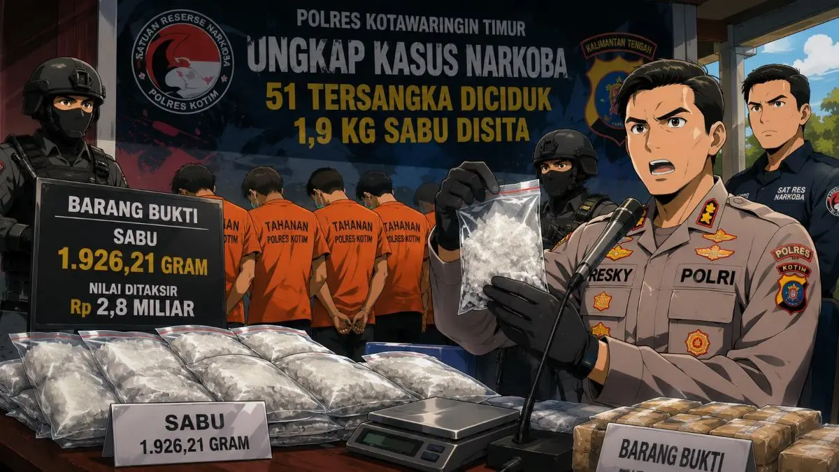 ilustrasi pengungkapan kasus narkoba