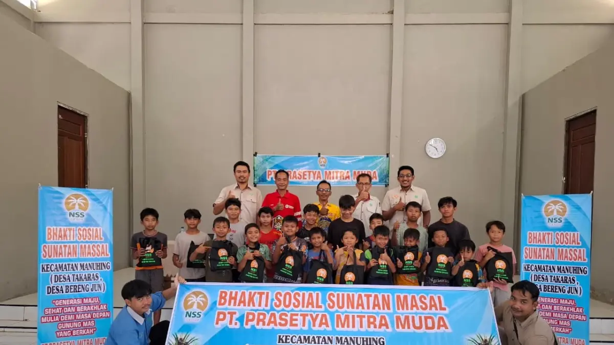 Khitan Massal yang diikuti anak dari Desa Takaras, Desa Bereng Jun, Kecamatan Manuhing