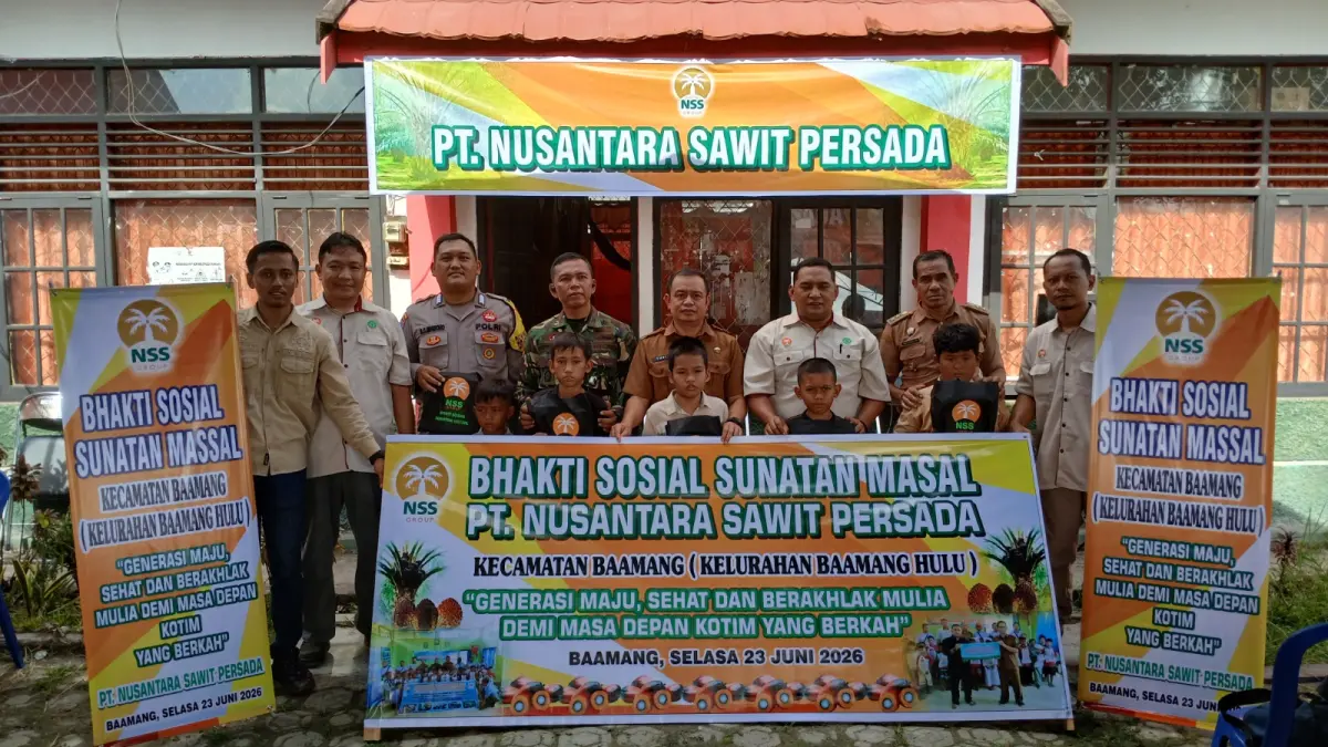 Khitan Massal yang dilaksanakan di Kelurahan Baamang Hulu, Kecamatan Baamang
