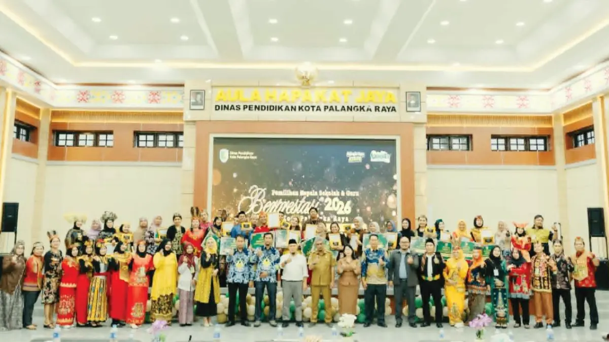 KOMPETISI PENDIDIKAN : Sebanyak 50 guru dan kepala sekolah dari jenjang TK, SD, hingga SMP di Palangka Raya mengikuti kompetisi yang menjadi wadah mengapresiasi inovasi dan kualitas pendidik. FOTO: IST/RADAR SAMPIT