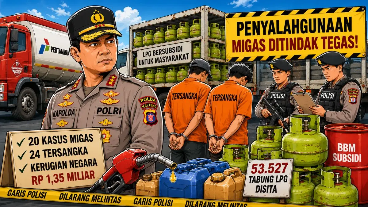 -ilustrasi Polda Kalteng mengungkap kasus migas