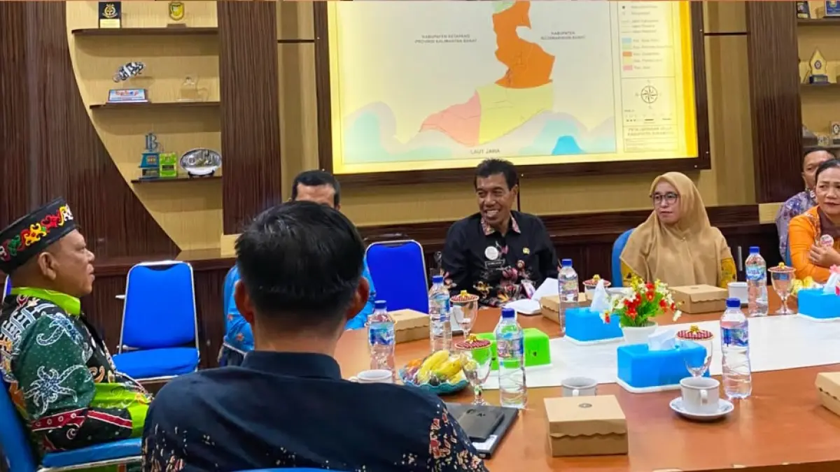 Pertemuan antara Pemkab Sukamara dan Tim Program Bangga Kencana dan Program Prioritas Kementerian Kependudukan dan Pembangunan Keluarga.&nbsp;