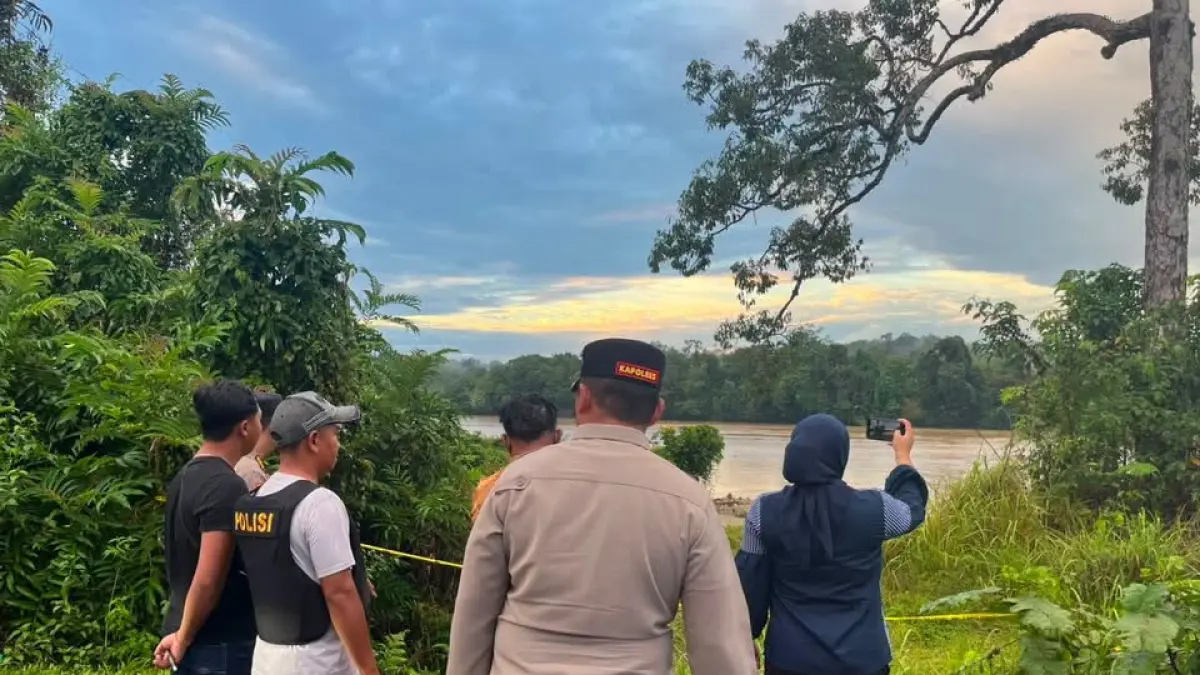 Penyidikan di TKP Desa Tumbang Kalemei, Kabupaten Katingan, yang melibatkan Kompolnas. (dok)