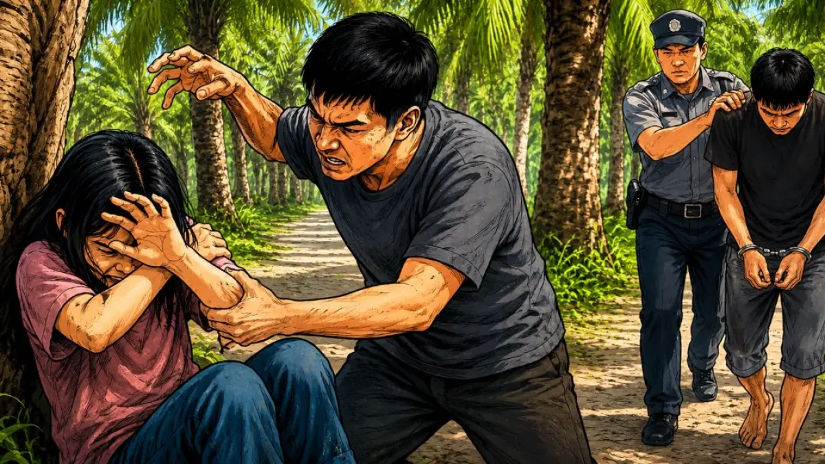 Ilustrasi penangkapan pelaku asusila terhadap anak di bawah umur