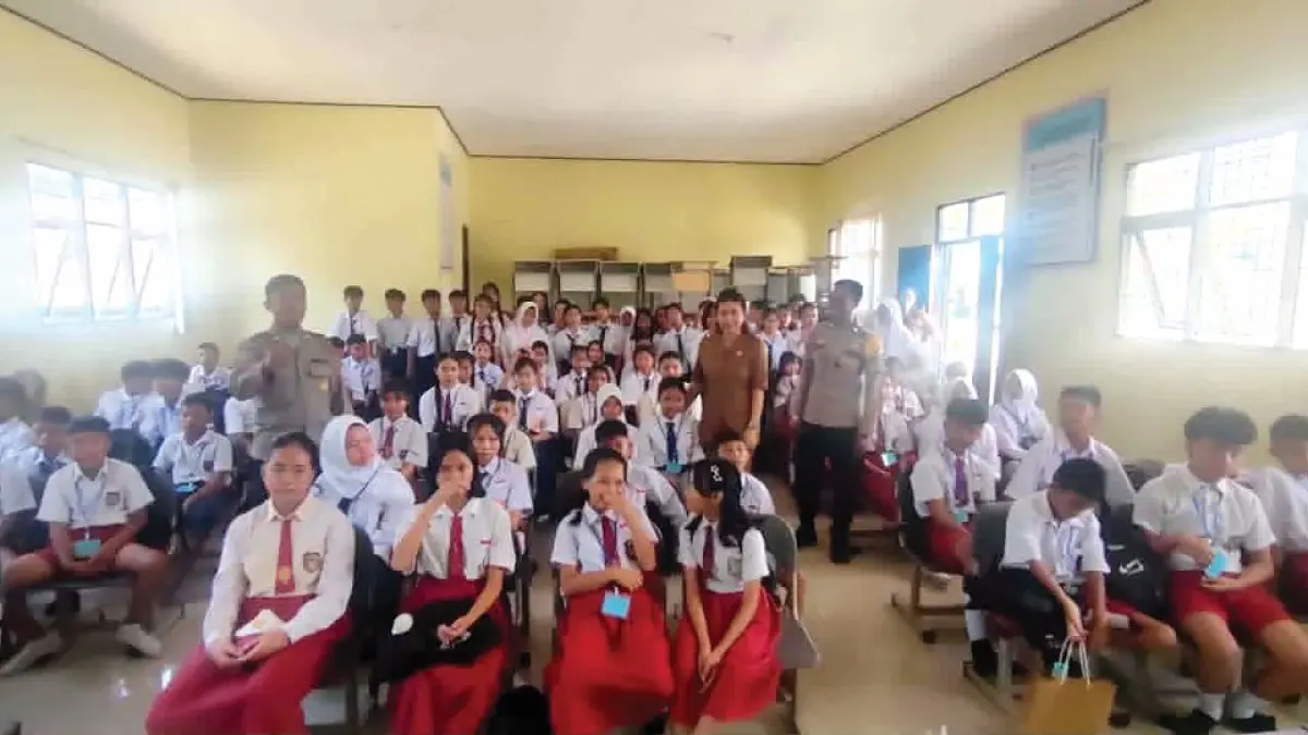 MPLS : Masa Pengenalan Lingkungan Sekolah (MPLS) di SMPN 16 Palangka Raya. FOTO: IST/RADAR SAMPIT