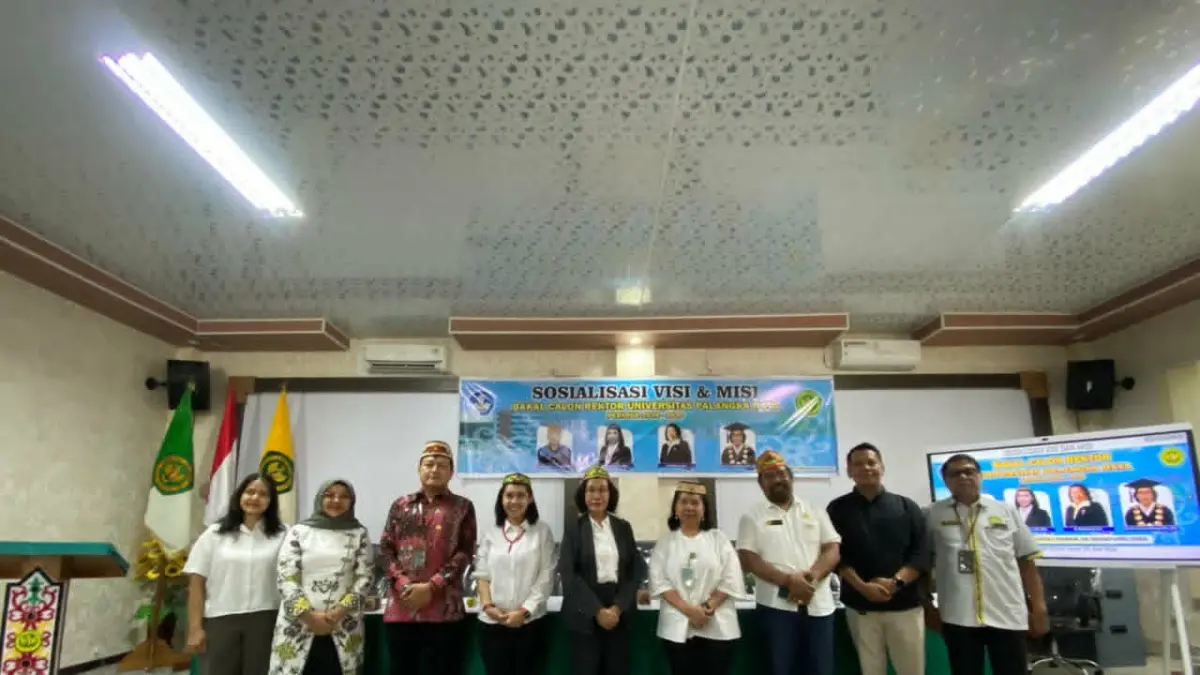 Prof. Bhayu dalam kontestasi pemilihan Rektor Universitas Palangka Raya. 