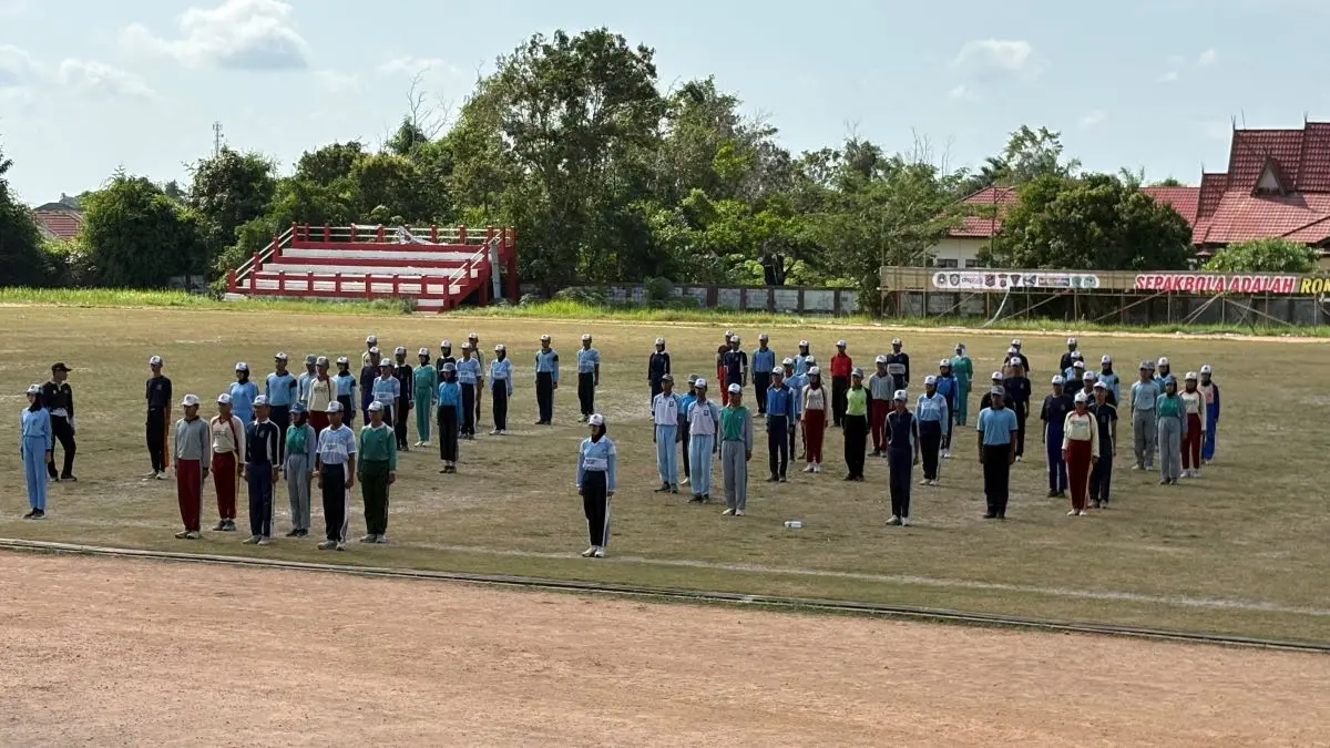 BERLATIH: Capaska Kotim 2026 saat mengikuti pradiklat, baru-baru tadi. FOTO:YUNI/RADAR SAMPIT