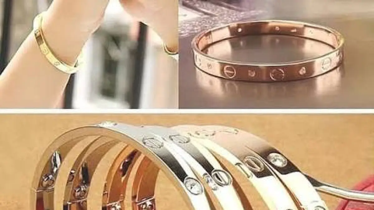 Perhiasan gelang berbahan Titanium (net)