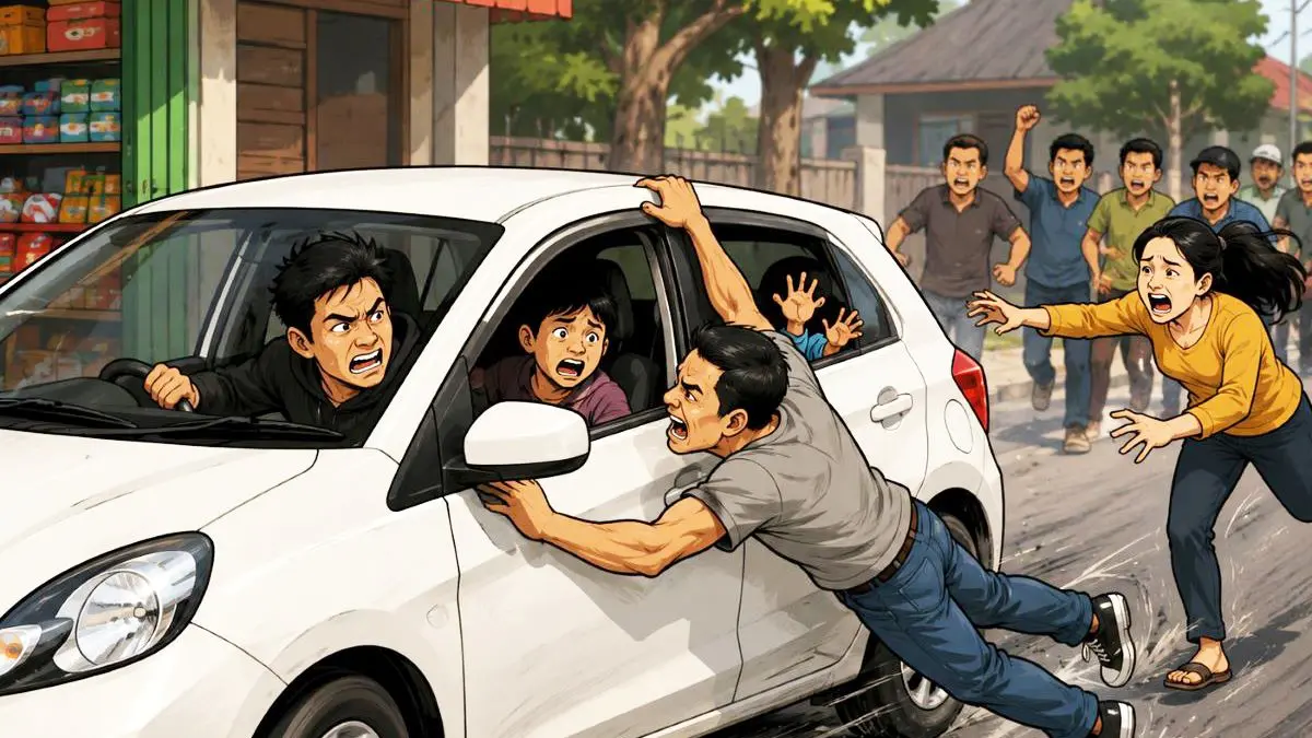 ilustrasi kasus perampasan mobil