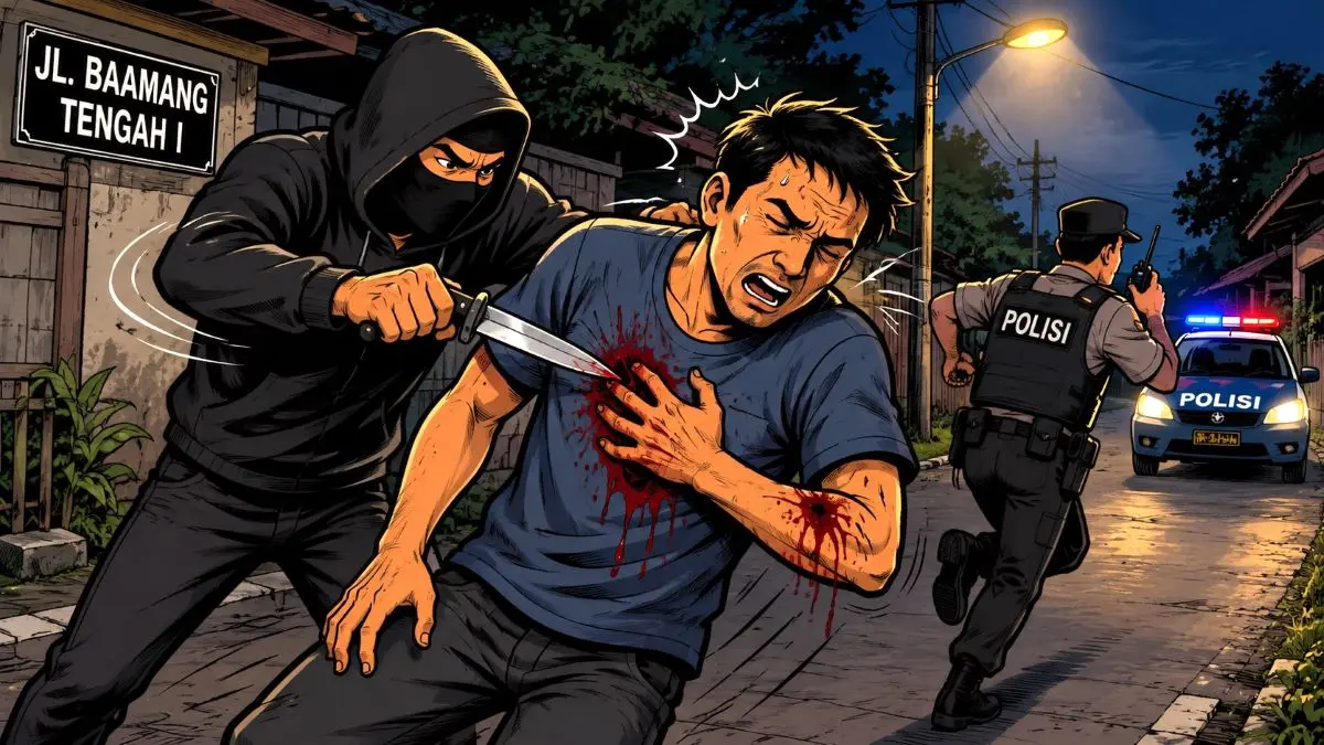 ilustrasi kasus penusukan 