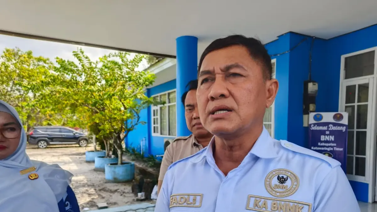 Kepala BNNK Kotim, AKBP Muhammad Fadli, mengatakan dunia pendidikan menjadi sasaran utama pencegahan karena pelajar dan mahasiswa rentan terpapar peredaran gelap narkotika.  (Akbar/Radar Sampit)