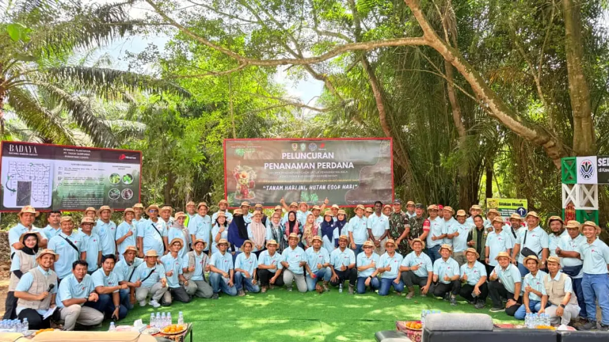  Minamas Plantation, melalui anak usahanya PT Teguh Sempurna (PT TSA) meluncurkan program Tree Planting 2026 di Kawasan Taman Edukasi Konservasi "BADAYA" 