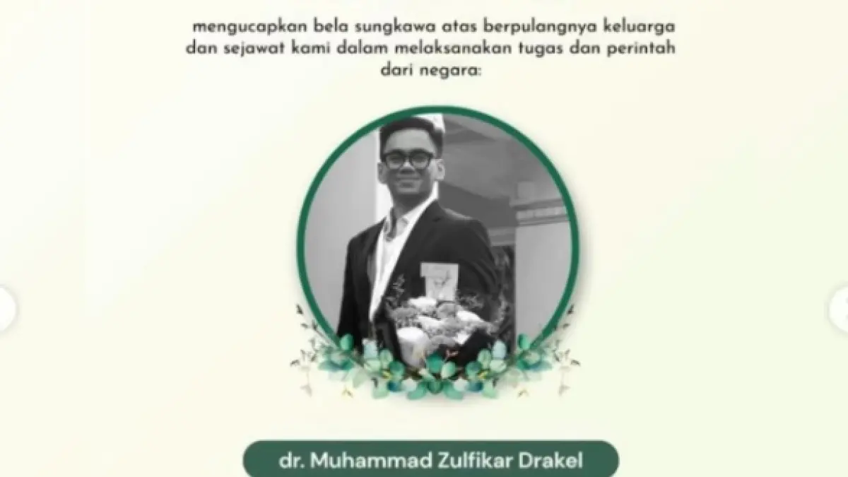 Pernyataan belasungkawa Program Internship Dokter Indonesia (PIDI) (Instagram)