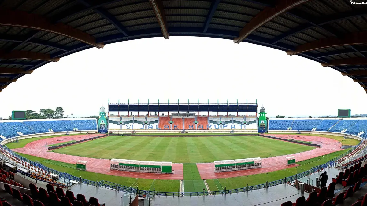 Stadion Si Jalak Harupat, yang akan menjadi salah satu arena Piala Presiden 2026.(net)
