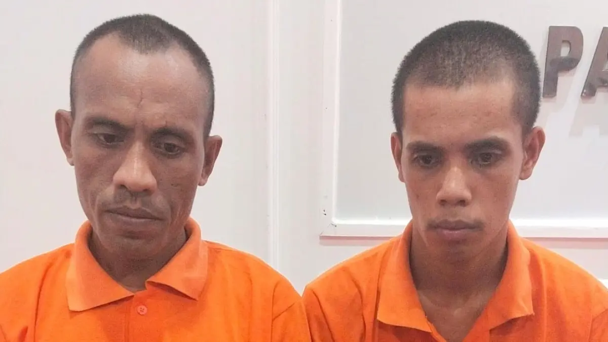 Adrianus Ama dan Agustinus Tamo Ama terbukti bersalah melakukan tindak pidana pencurian sawit.&nbsp;
