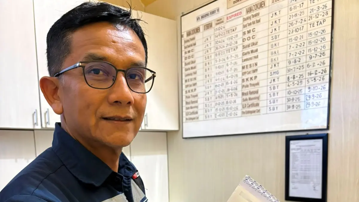 Manajer Cabang PT Dharma Lautan Utama (DLU) Sampit Kacung Muhadi. (istimewa)