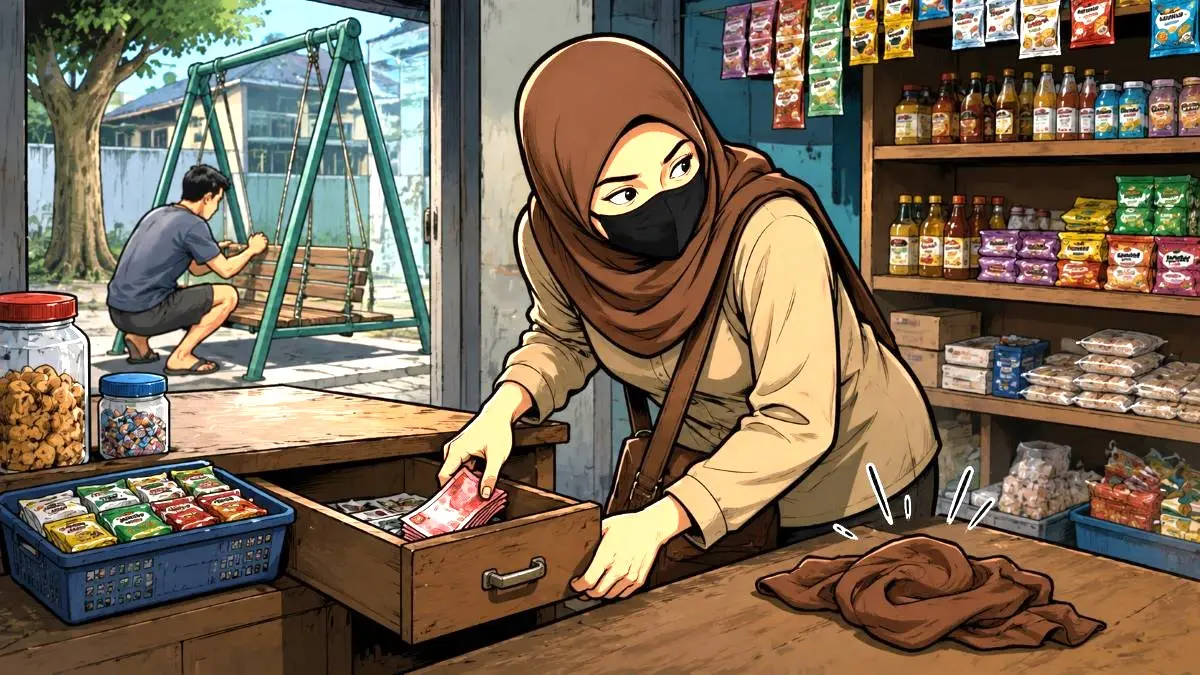 ilustrasi kasus pencurian