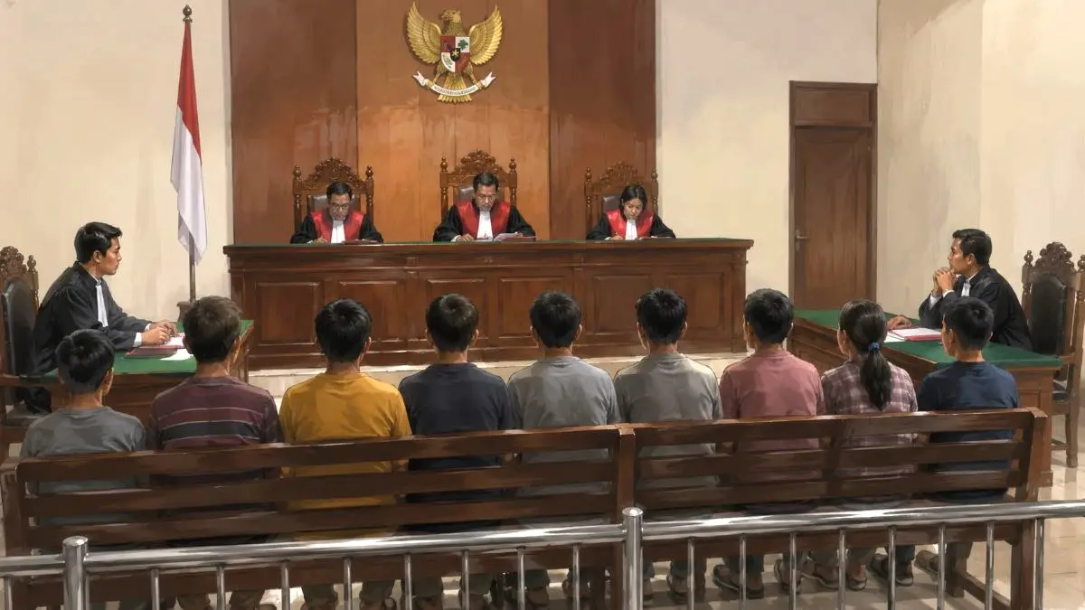 ilustrasi persidangan