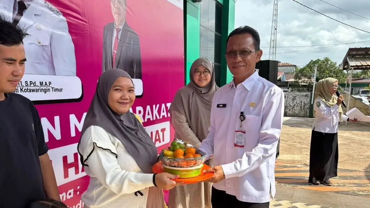 KESEHATAN IBU HAMIL: Penggerakan Masyarakat Gerakan Ibu Hamil Sehat Tingkat Kabupaten Kotim Tahun 2026 digelar di Puskesmas Cempaka Mulia, Kecamatan Cempaga, Rabu (29/7/2026). FOTO: KOMINFO KOTIM/RADAR SAMPIT 