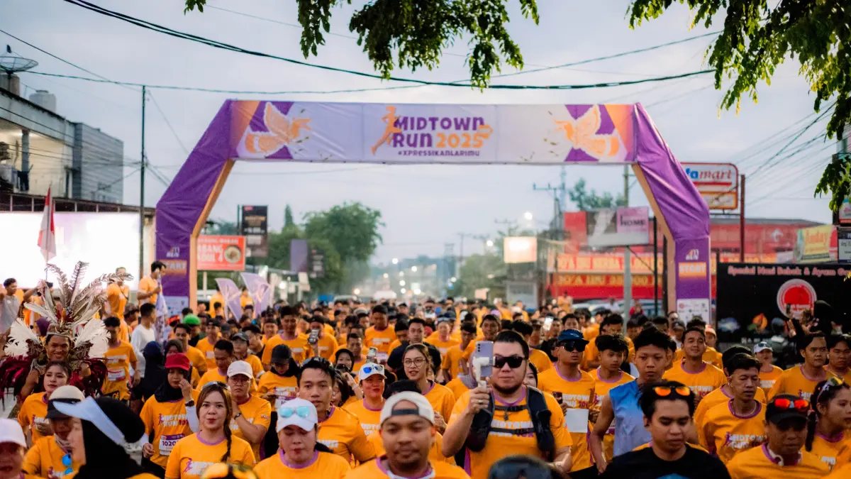 Midtown Xpress Sampit resmi membuka pendaftaran Midtown Run 10K 2026, ajang lari tahunan yang akan diselenggarakan pada 27 September 2026 dengan titik start dan finish di Midtown Xpress Sampit.