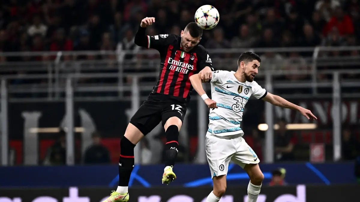Pertemuan pemain AC Milan dan Chelsea di ajang Liga Champions. (net)
