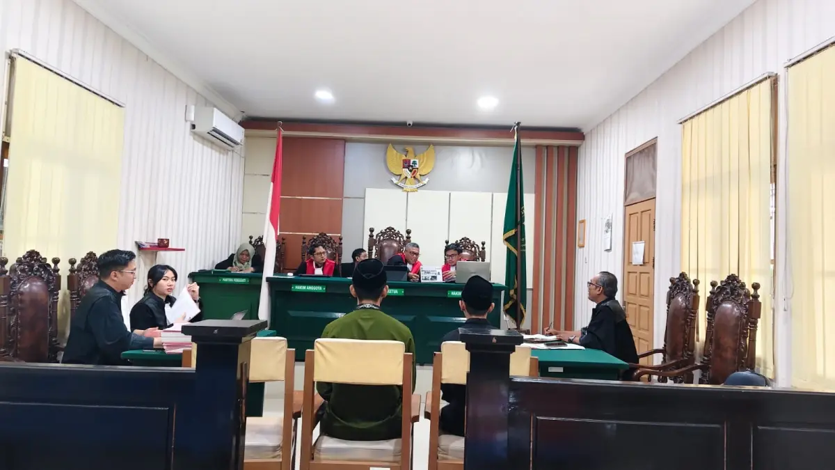 Sidang kasus penyalahgunaan BBM bersubsidi di Pengadilan Negeri Pangkalan Bun, Kabupaten Kotawaringin Barat, belum lama ini. (ist)