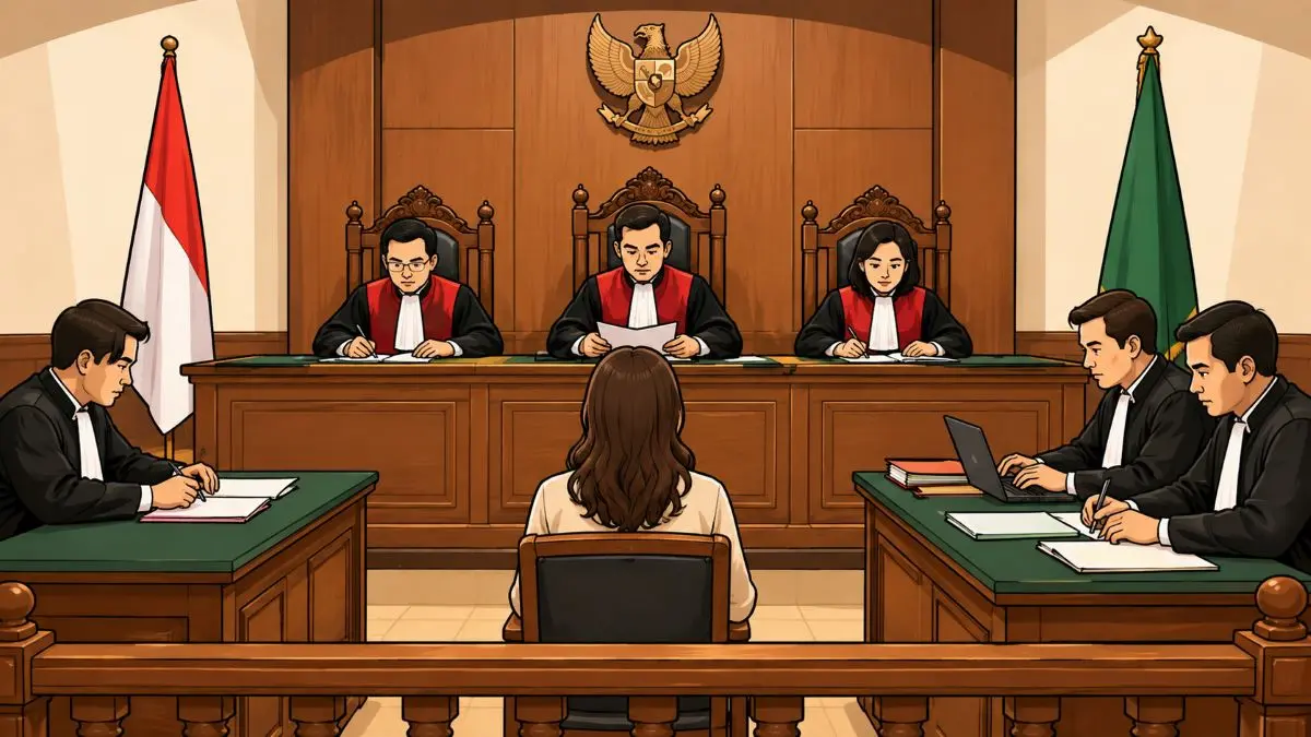 ilustrasi persidangan