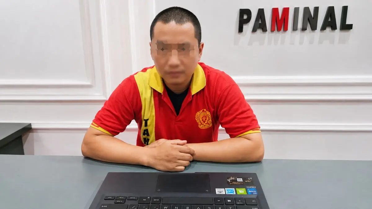 SIDANG: Terdakwa Linda Akhmad alias Linda saat mengikuti persidangan daring berlangsung di Pengadilan Negeri Nanga Bulik, baru-baru tadi. FOTO: IST/RADAR SAMPIT